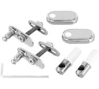 Ideal Standard - Multi Suites, Set di cerniere per sedile copriwater slim serie 21 in acciaio inox, TV109AA, Cromato