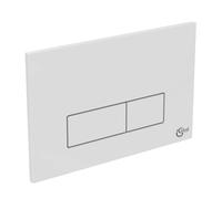 Placca WC Ideal Standard OLEAS P2 234x154x8,5mm Bianco Pulsante doppio