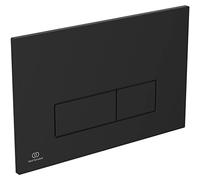 Placca WC Ideal Standard OLEAS M2 234x154x8,5mm Nero Pulsante doppio