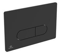 Placca WC Ideal Standard OLEAS M1 234x154x8,5mm Nero Pulsante doppio
