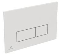 Placca WC Ideal Standard OLEAS M2 234x154x8,5mm Bianco Pulsante doppio