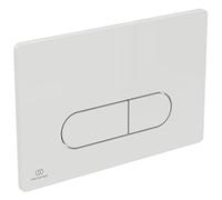 Placca WC Ideal Standard OLEAS M1 234x154x8,5mm Bianco Pulsante doppio