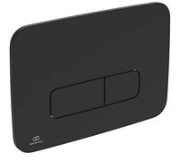 Placca WC Ideal Standard OLEAS M3 241x165x8,5mm Nero Pulsante doppio
