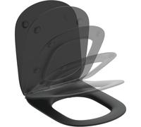 Ideal Standard Tesi copriwater a discesa lenta nero T3527V3