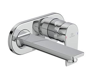 Ideal Standard - Tesi, Miscelatore monocomando a muro per lavabo, Cromato