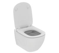 Ideal Standard - Tesi, WC sospeso senza brida RimLS+, Copriwater sottile con chiusura rallentata, Bianco