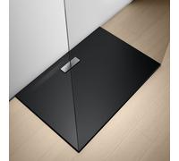 Ideal Standard Ultra Flat New piatto doccia rettangolare, set completo, T4474V3+T4493AA+BT005, Ultra Flat New nero opaco [Piatti Doccia > Piatti Doccia Rettangolari]
