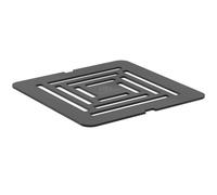 Ideal Standard - Ultra Flat S+, Griglia di scarico per piatto doccia, Acciaio Inossidabile, Nero