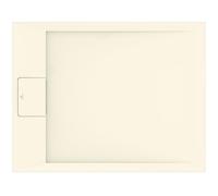 Ideal Standard - Ultra Flat S i.life, Piatto doccia rettangolare 90x70 in resina, Piletta di scarico lato corto, Finitura opaca effetto pietra, Sabbia