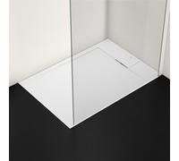 Ideal Standard Ultra Flat S i.life Receveur de douche rectangulaire, 1000x700x30mm, T5240FR, T5240FR, Colorazione: Bianco Carrara