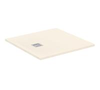 Ideal Standard - Ultra Flat S+, Piatto doccia quadrato ultrasottile in resina effetto pietra, 90x90cm, Ideal Solid, Sabbia