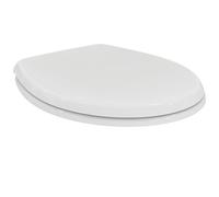 Ideal Standard W303001 Eurovit - Sedile WC con chiusura ammortizzata, Altezza: 45 mm Larghezza: 370 mm Profondità: 440 mm, Bianco