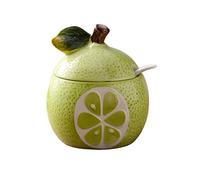 Ideale a forma di frutta, vaso for sale, pepe, contenitore for condimenti, for spezie, condimento, con coperchio e lattina for cucchiaio
