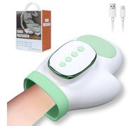 ideallife Massaggiatore manuale con calore, compressione a 360°, per polso e dita, 3 modalità, massaggiatore per artrite e tunnel carpale e sollievo dal dolore, regalo di Natale per uomini e donne