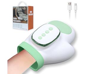 ideallife Massaggiatore manuale con calore, compressione a 360°, per polso e dita, 3 modalità, massaggiatore per artrite e tunnel carpale e sollievo dal dolore, regalo di Natale per uomini e donne