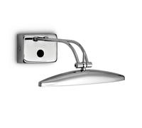 Ideallux Applique Mirror-20, cromo, 25 cm Ideallux