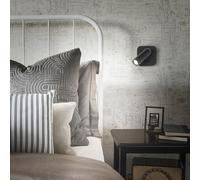 Ideallux Ideal Lux Faretto LED da parete Bean, nero, larghezza 7 cm metallo Ideallux