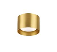 Ideallux Ideal Lux faretto Spike Round, colore ottone, alluminio, Ø 10 cm Ideallux