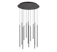 Ideallux Ideal Lux Filo LED a sospensione 12 luci nero Ideallux