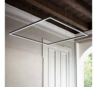 Ideallux Ideal Lux Lampada a sospensione a LED Oracle Slim 90 x 90 cm nero 3.000 K Ideallux