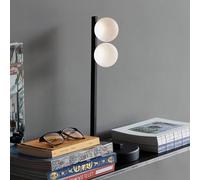 Ideallux Ideal Lux Lampada LED da tavolo Ping Pong nero a 2 luci in vetro metallo Ideallux