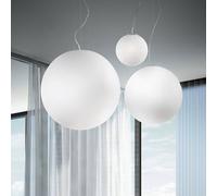 Ideallux Ideal Lux Mapa lampada a sospensione, Ø 50 cm, vetro opalino, globo Ideallux