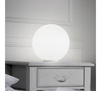Ideallux Lampada da tavolo Ideal Lux Mapa, Ø 20 cm, vetro opalino, sfera, E27 Ideallux