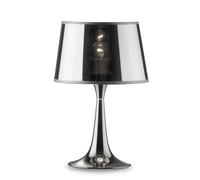 Ideallux Lampada da tavolo London Cromo altezza 36,5 cm 032368