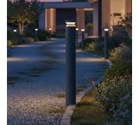 Ideallux Lampione a LED Ideal Lux Boeing, altezza 100 cm, antracite Ideallux