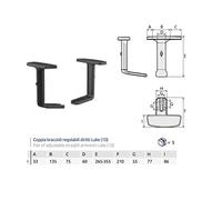 IDEALSEDIE DI GALIZIA MICHELE BRACCIOLI per Sedia da Ufficio Regolabili