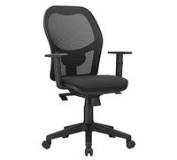 IDEALSEDIE DI GALIZIA MICHELE Sedia da Ufficio, ERGONOMICA, ELEVAZIONE A Gas, MECCANISMO Syncro, BRACCIOLI Regolabili, Ruote PARQUET, Prodotto in Italia, CERTIFICATA (Verde, Tessuto)