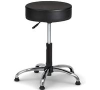 IDEALSEDIE Sgabello da lavoro girevole per salone estetico per ambulatorio medico, con ruote, rotazione libera di 360°, 7 cm di imbottitura, 8 colori diversi prodotto italiano