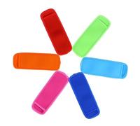 IDEANATEGRATE 12 Pezzi Sacchetti per Ghiaccioli in Neoprene Antifreddo Riutilizzabili per Ghiaccioli e Bastoncini di Yogurt, per Feste e Barbecue in Giardino Colore Casuale