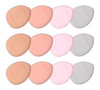 IDEANATEGRATE 12 Pezzi Spugnette Make Up Mini per Trucco Viso in Plastico Leggero, Applicazione Precisa e Tocco Confortevole, per Ragazze e Donne Durante Makeup Colore Casuale