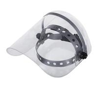 IDEANATEGRATE 1pezzi Maschera Protettiva Viso Trasparente in Pmma Resistente all Olio Schermo Anti-spruzzo Leggero e Comodo con Supporto Fascia per Lavoro Industriale e Attività Quotidiane
