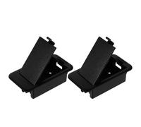 IDEANATEGRATE 2 Pezzi Custodia per Batteria 9v per Chitarra e Basso Elettrico, Vano Batteria Leggero in Plastica con Spugna e Installazione Rapida per Pickup Attivi