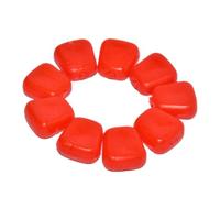 IDEANATEGRATE 50 Pezzi Esche Artificiali da Pesca in Silicone a Forma di Granuli di Mais Rosso, Morbide e Riutilizzabili per Pesca in Acqua e Barca, Esche Galleggianti per Carpa e Persico