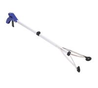 IDEANATEGRATE Aluminum Alloy Trash Picker Strumento Estensore Pieghevole per Rifiuti e Oggetti Piccoli per Esterni e Casa Colore Bianco