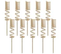 IDEANATEGRATE Antenna Elicoidale in Rame da 10 Pezzi per Potenziatore Segnale, Compatibilità Ampia, Design a Molla Spessa per Router Wireless e Tv in Casa o Ufficio
