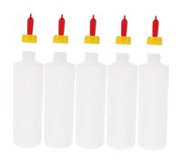 IDEANATEGRATE Biberon per Piccoli Animali 400 Ml in Plastica Sicuro e Portatile, Set da 5 l Alimentazione all Aperto di Giovani Animali come Agnelli e Vitelli Riutilizzabile