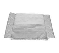 IDEANATEGRATE Copertura Isolante per Frigorifero e Vetrinetta Oxford Alluminio Argento Resistente All'acqua ai Danni per Protezione in Cucina