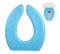 IDEANATEGRATE Cuscino per Sedile Wc in Eva Spesso, Copriwater Adesivo a Forma a U, Antiscivolo e Riscaldante, per Uso Domestico in Stagione Invernale