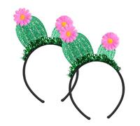 IDEANATEGRATE Fascia per Chioma Stile Cactus in Pizzo, 2 Pezzi, Accessori per Chioma per Ragazze, per Feste e Festival