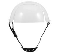 IDEANATEGRATE Fodera per Casco Antinfortunistica Bianca in Pe Resistente Cinturino Regolabile, per Ambienti di Lavoro e Officine, Circonferenza 58-62 Cm