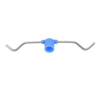 IDEANATEGRATE Gancio per Supporto Flebo, Gancio Portaflebo per Flaconi Iv, 2 Ganci, Acciaio Inossidabile e Plastica, per Strutture Mediche e Cliniche