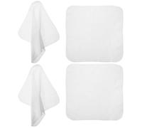 IDEANATEGRATE Garza per Cucinare 4 Pezzi in Cotone Riutilizzabile, Panno Filtrante per Tofu e Yogurt, Tessuto da Cucina per Formaggio e Filtraggio Alimenti, Lavabile senza Sostanze Chimiche,