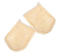 IDEANATEGRATE Guanti Esfolianti e Pulizia Delicata in Sisal e Spugna per Corpo Doccia 2 per Esfoliazione Profonda Design Semplice ed