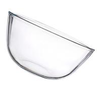 IDEANATEGRATE Insalatiera in Vetro Trasparente da 2700ml Superficie Liscia e Design Rotondo Elegante, per Servire Insalate e Snack in Cucina