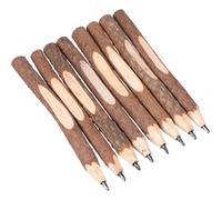 IDEANATEGRATE Matite Naturali in Legno a Forma di Ramo 8 Pezzi per Artisti e Feste Back To School Party, Matite Creative Eco Sostenibili in Legno di Albero
