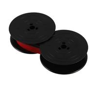 IDEANATEGRATE Nastro Ufficio per Macchine da e D’epoca Scuola di Ricambio con Doppia Bobina Manuale Nero Rosso, Compatibile Nitida per Macchina Casa